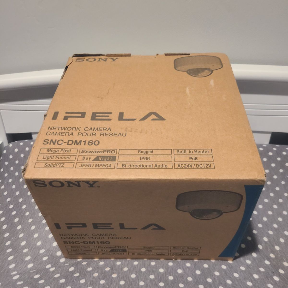 Sony Ipela SNC-DM160 Surveillance Camera Open Box