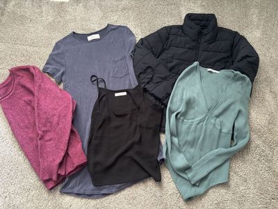 Abercrombie & Fitch Women's Clothing Lot 5 Pieces Tops Sweater Jacket Size Small