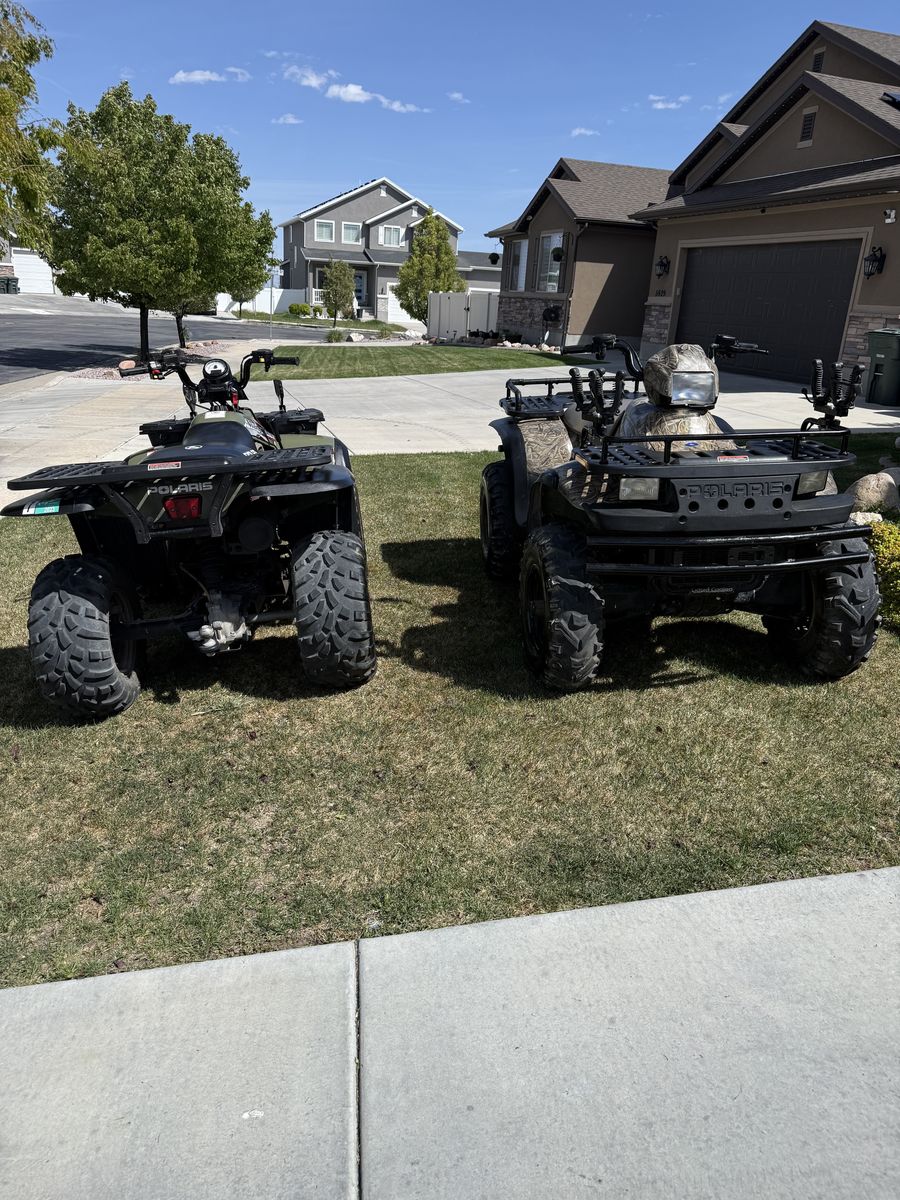 Trailer and 4 Wheelers