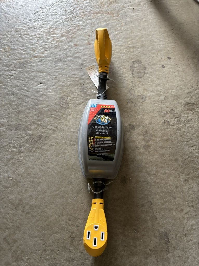 NEW Camco 50 Amp RV Circuit Analyzer – $60