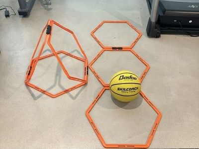 Baden Heavy Trainer Basketball & Hexagon Skills Training Rings