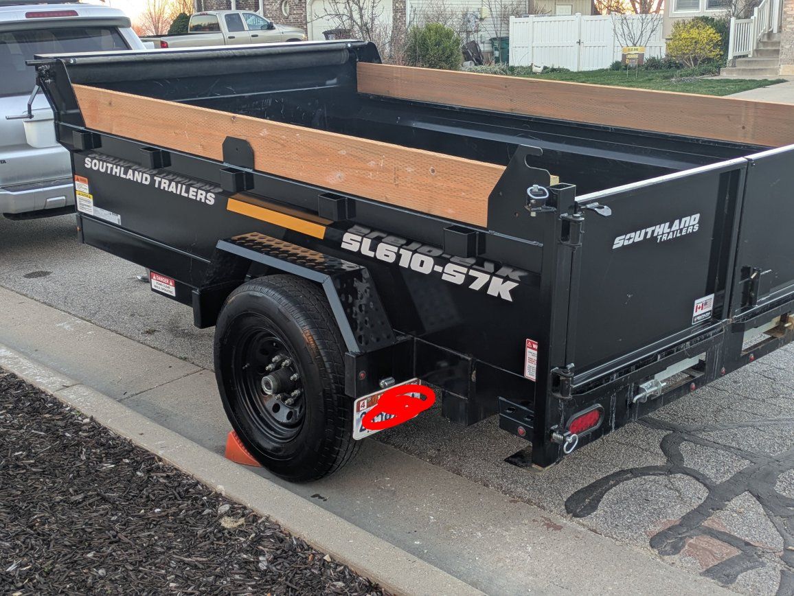 2024 Southland Trailers SL610-S7K Single Axle Dump Trailer with Tarp