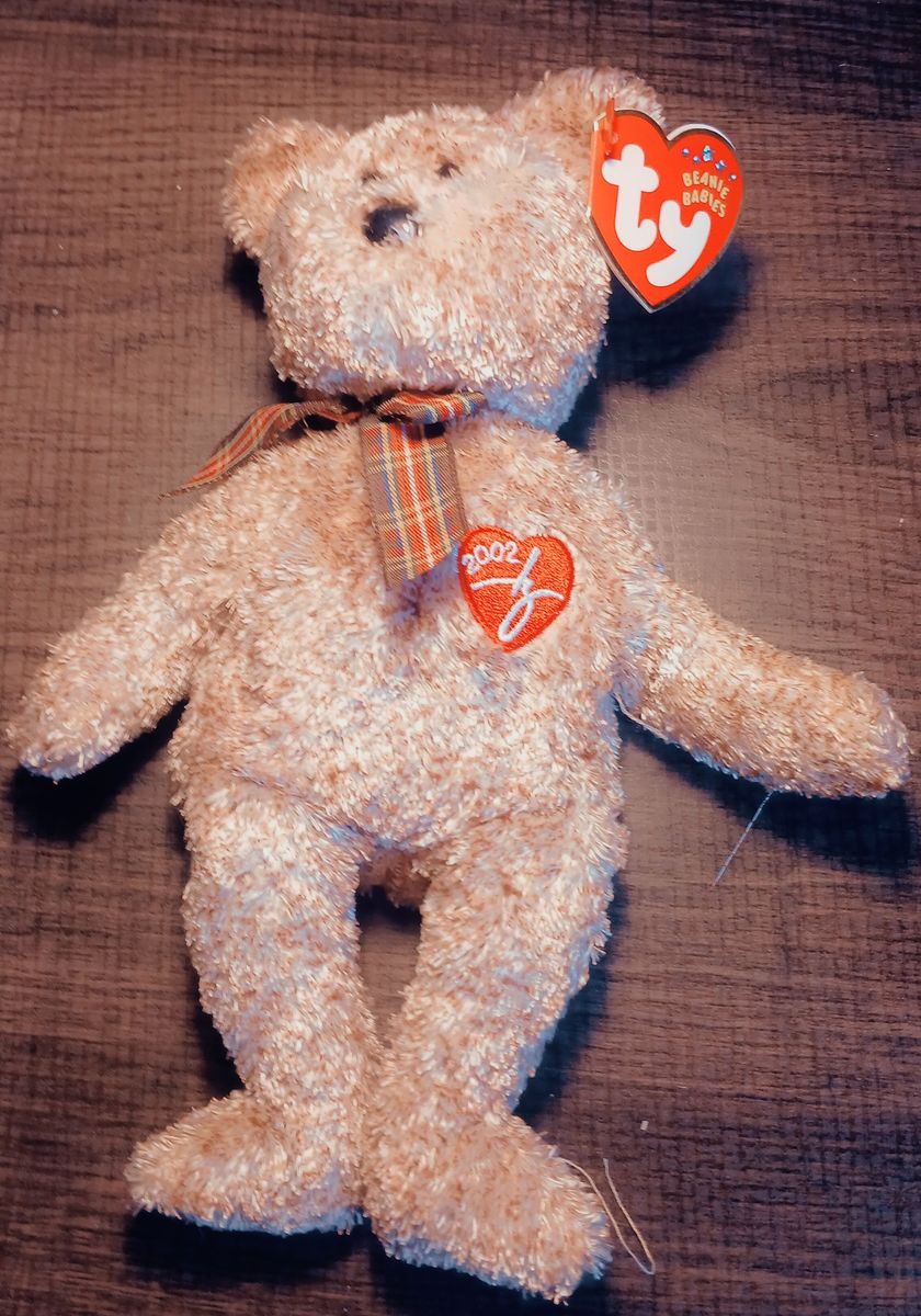 2002 Ty Signature Bear Beanie Babies