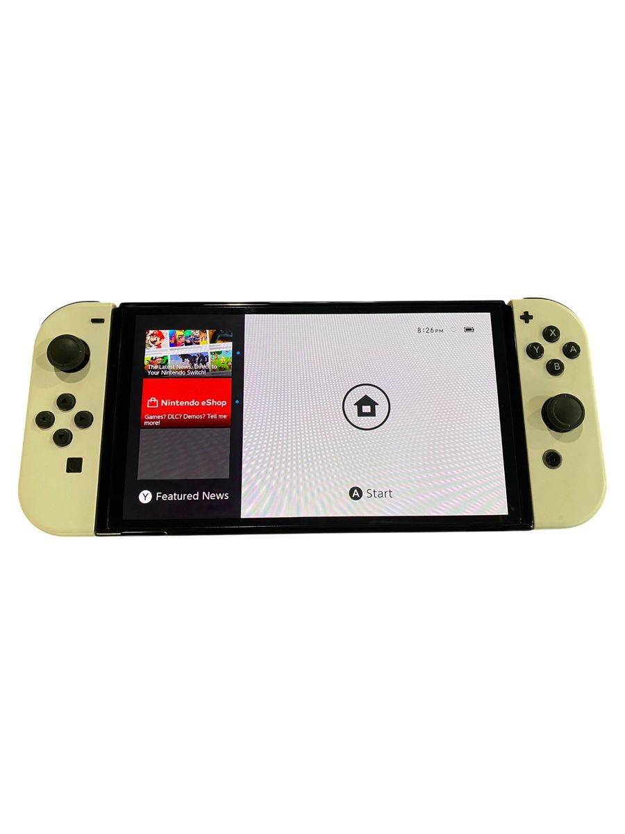 Nintendo Switch OLED Model White Joy-Con Handheld Console - HAC-016 E75013725