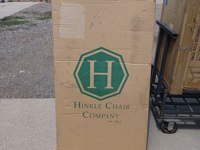 Hinkle Chair Company Wooden Rocking Chair - Black Matte Finish (Model 850SBF-RTA)
