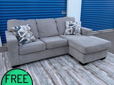 Ashley Modern Grey Sectional Couch-FREE DELIVERY-