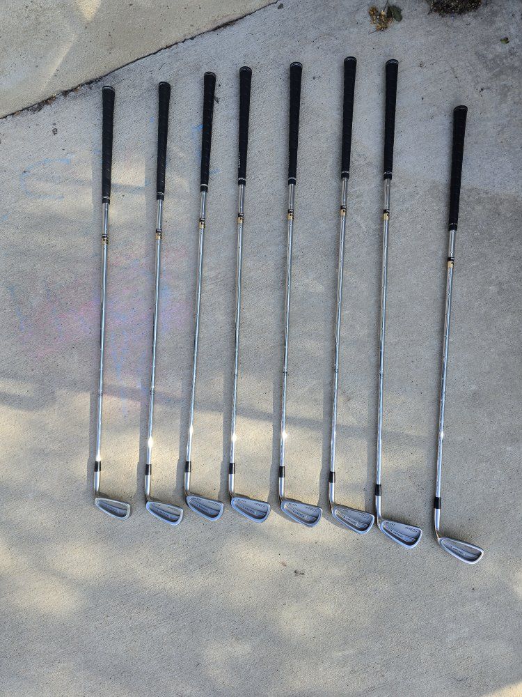 Titleist 704 CB Iron Set 3-9 S300 True Temper Shafts Stiff Flex