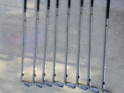 Titleist 704 CB Iron Set 3-9 S300 True Temper Shafts Stiff Flex