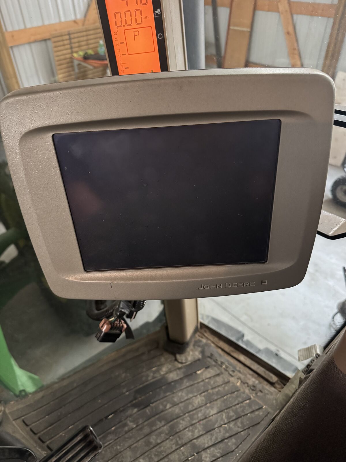 John Deere GPS screen