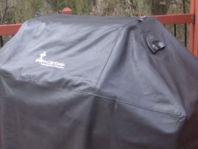 Montana Grilling Gear Weatherproof BBQ Grill Cover - Mildew & Fade Resistant Xtra large