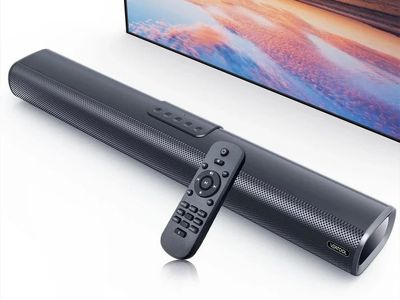 VEATOOL TV Soundbar Speaker with Remote Control Black (Brand new)