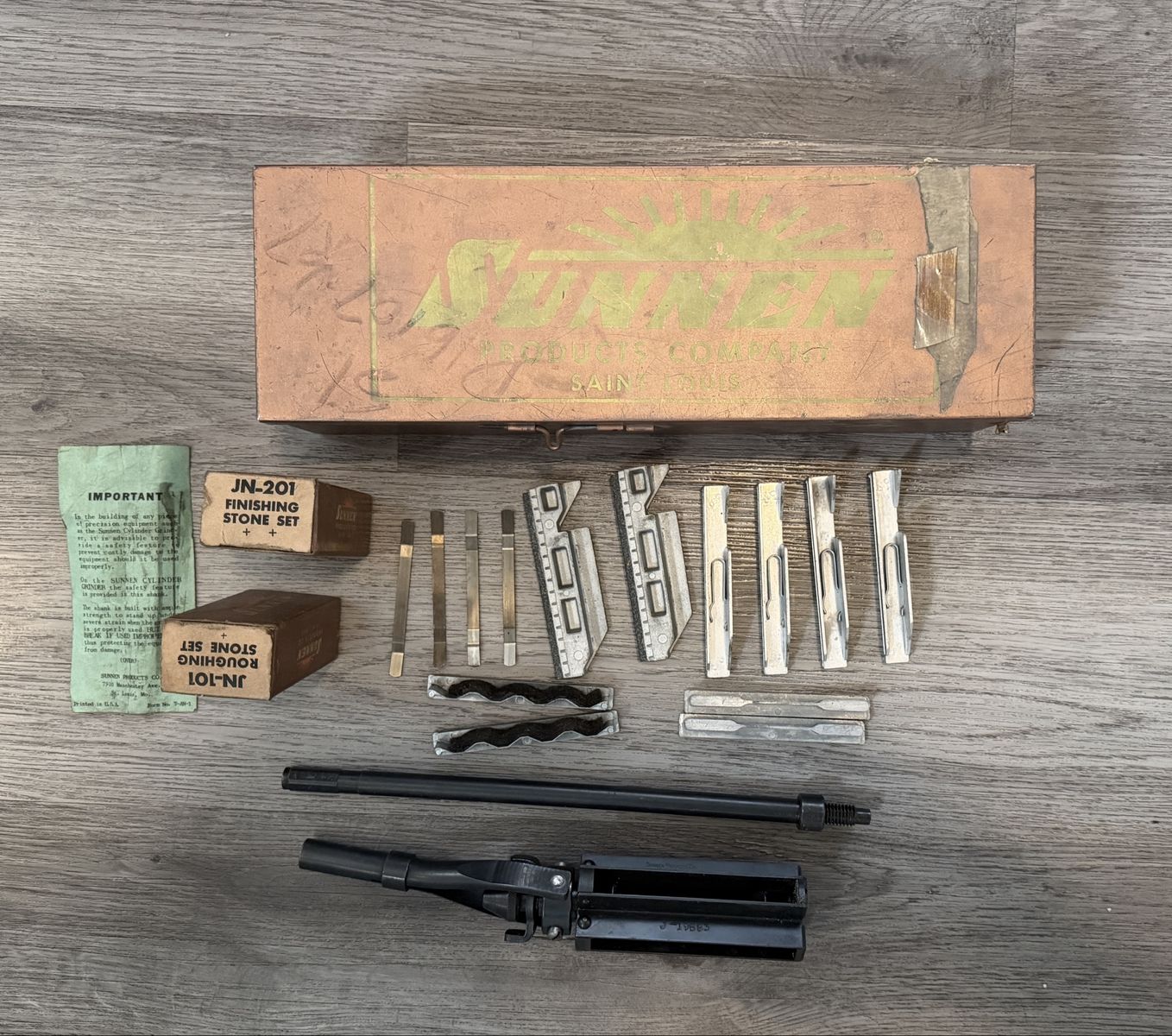 NOS Sunnen JN-95 Junior Cylinder Hone Kit