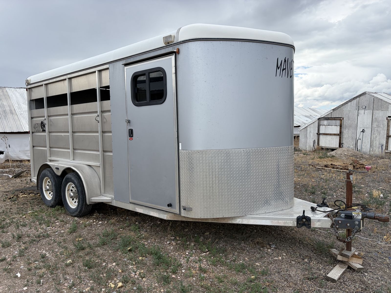Maverick Aluminum Horse / Livestock Trailer with Front Tack Door