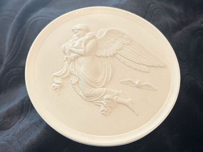 Vintage Bas Relief Night Wall Plaque