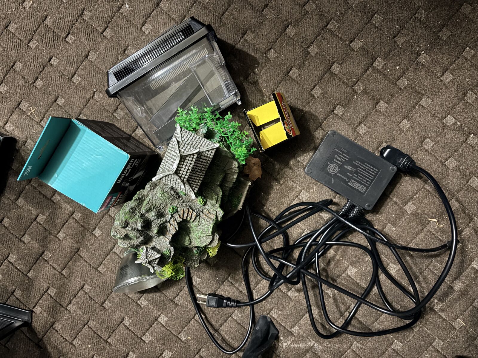 Exo Terra Thermostat & other reptile supplies