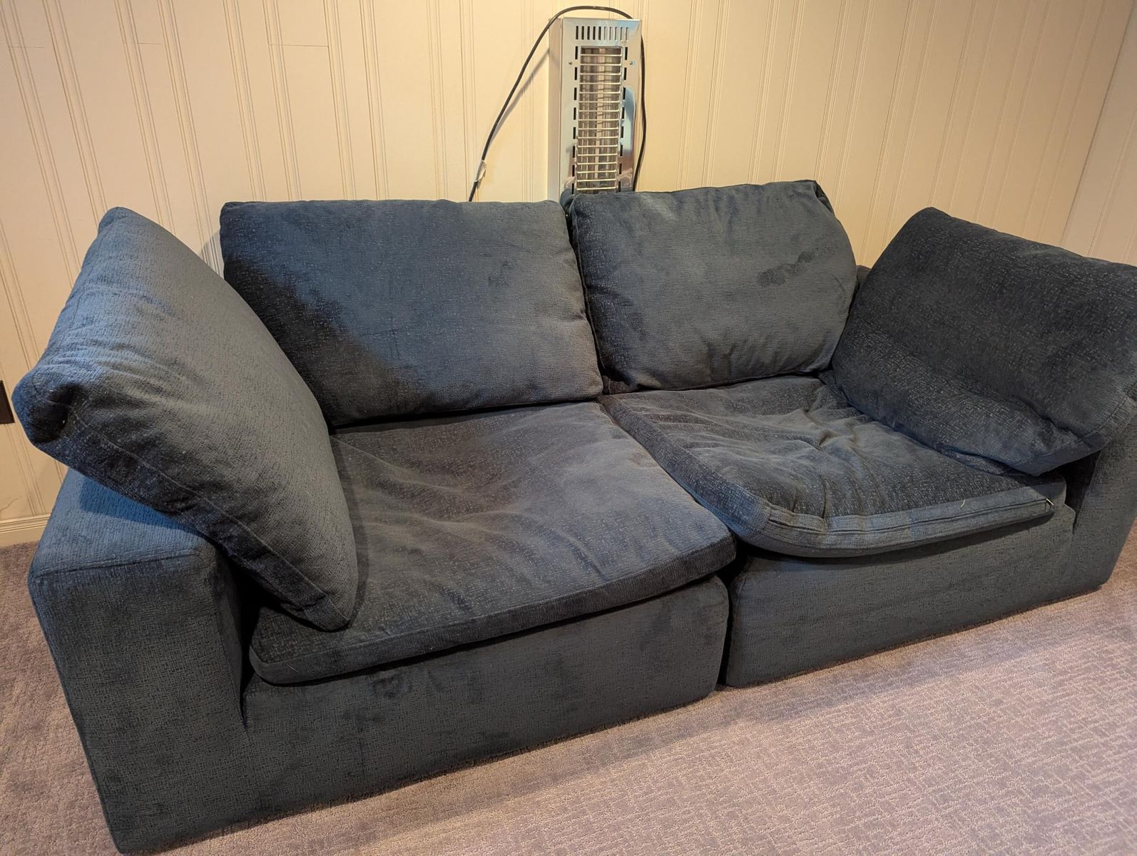 Ultra-Comfortable 2-Piece Extra-Deep Sofa – $200 OBO (Priced to Sell!)
