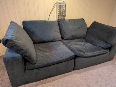 Ultra-Comfortable 2-Piece Extra-Deep Sofa – $200 OBO (Priced to Sell!)
