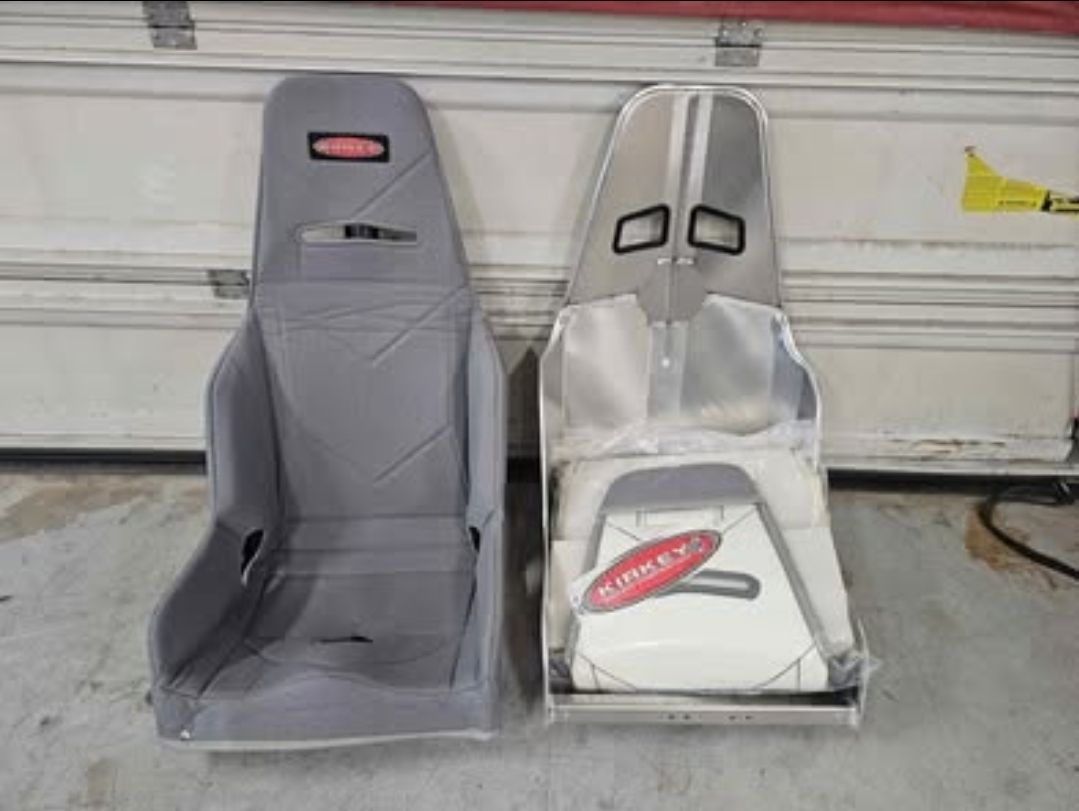 Pair Kirkey Racing 20" seats & covers