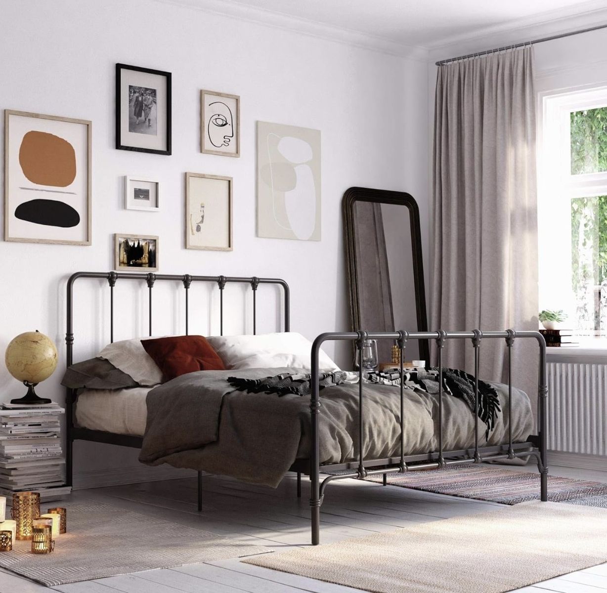 Farmhouse King Metal Bedframe