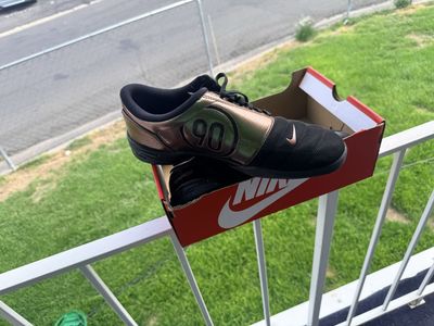 Nike Total 90 PRM Tiempo Black/Iridescent Sneakers with Box
