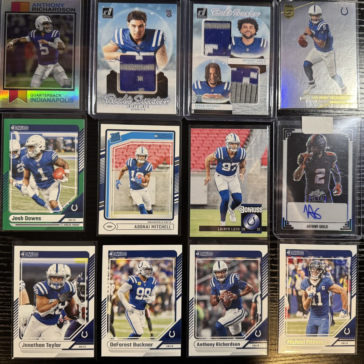 Indianapolis Colts 12 Card Lot