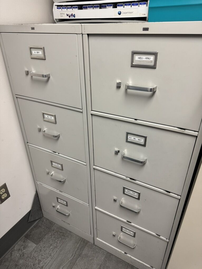 2 HON 4-drawer Legal File Cabinets- FREE