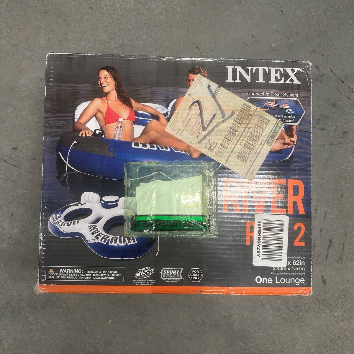 Intex River Run 2 Inflatable Tube Float