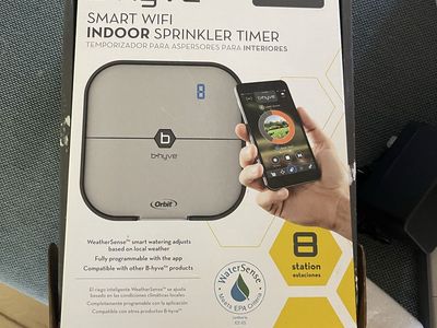 Orbit B-hyve Smart WiFi Indoor Sprinkler Timer 8-Station WeatherSense App Control new open box