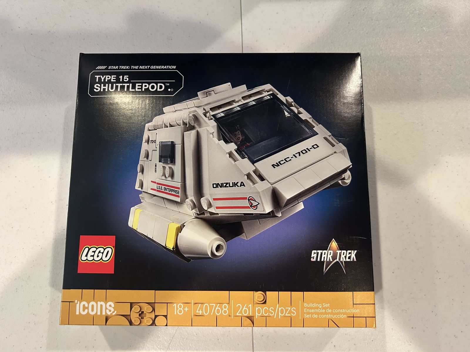 LEGO Star Trek Type 15 Shuttlepod Building Set 40768 261 pcs