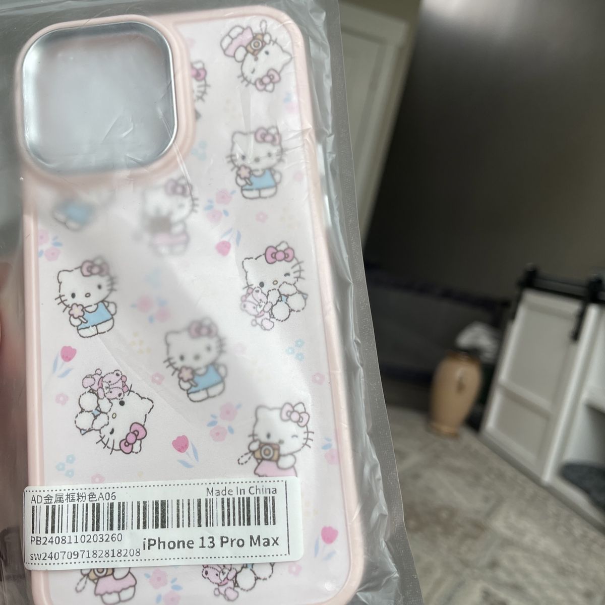 iPhone 13pro max apple pink hello kitty phone case