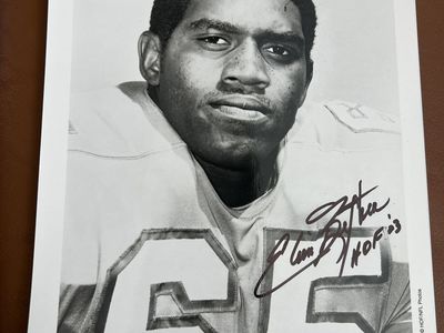 Elvin Bethea Pro Football Hall of Fame 2003 Houston Oilers Hand Signed Autograph 8x10 Photograph