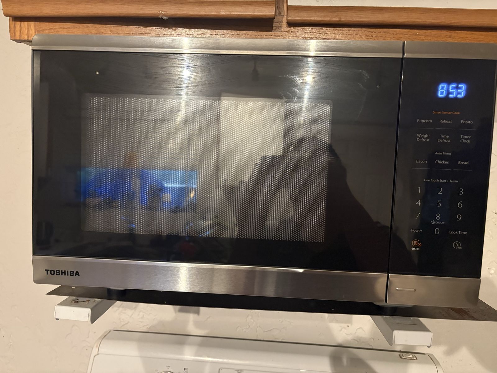 Toshiba Countertop Microwave Stainless Steel 1100W