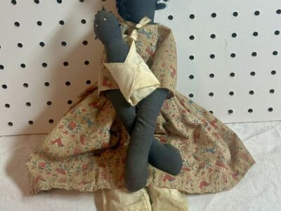 Vintage Folk Art African Americana Rag Doll
