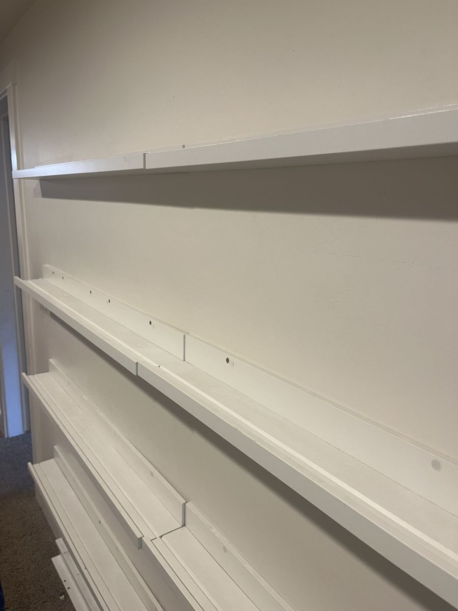 IKEA RIBBA and MOSSLANDA ledges
