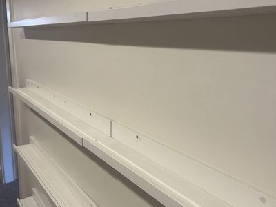 IKEA RIBBA and MOSSLANDA ledges