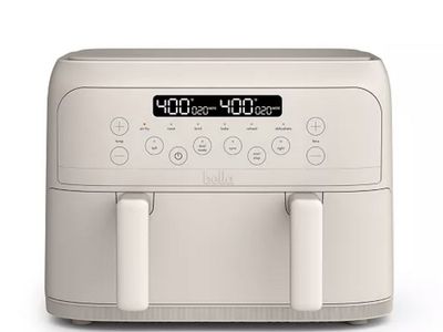 Bella Dual Zone Digital Air Fryer - Cream