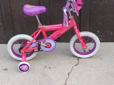 Girl pup power from Paw patrol girls bike