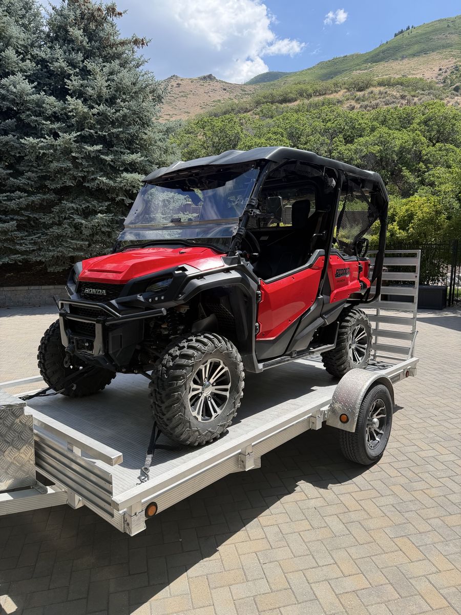 2019 Honda Pioneer 1000 UTV + 2021 Silver Wing SW12W Trailer - 3K Miles, 1 Owner, Meticulously Maintained