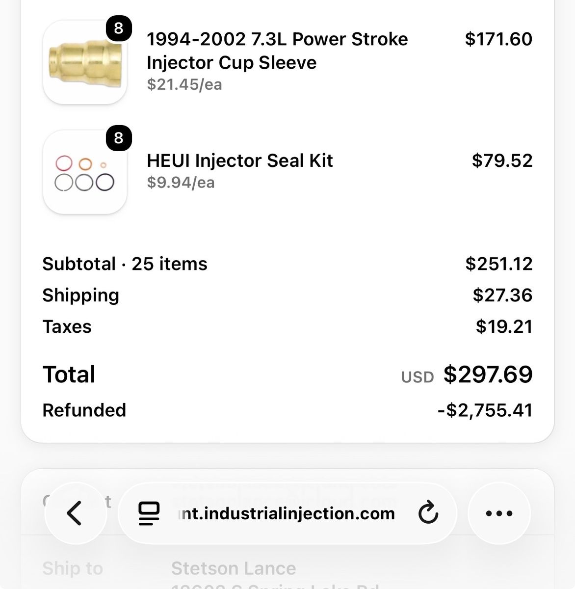 1994-2002 7.3L Power Stroke Injector Cup Sleeves & HEUI Seal Kits