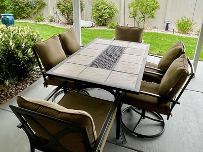 6-seat patio table