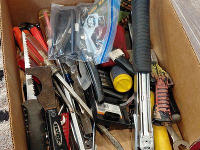 A box of random tools