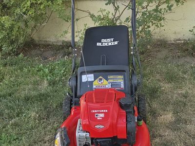 Craftsman M280 159cc 21" FWD Self-Propelled Gas Walk Behind Lawn Mower with Dust Blocker Bag