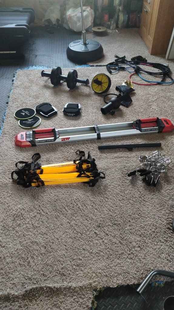 Random exercise equipment prices listed individually