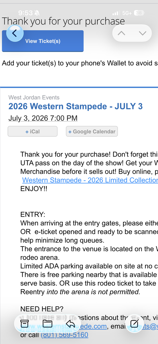 Western stampede rodeo tickets-3