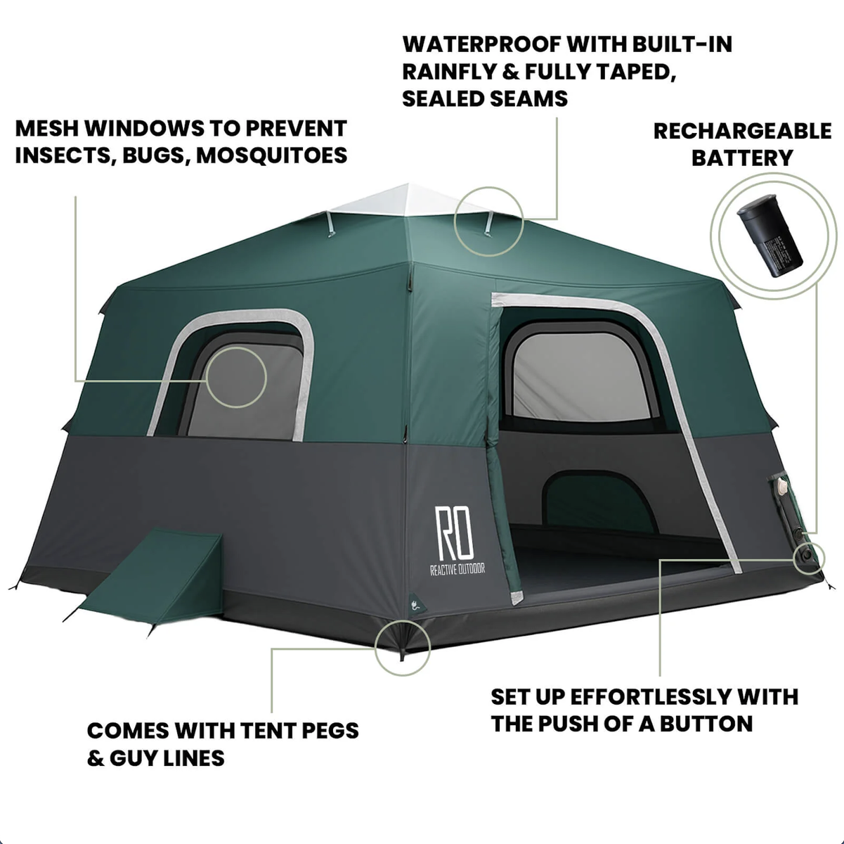 10 person INFLATABLE TENT