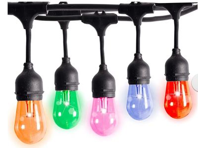 NEW 48 FT 24 BULB COLOR CHANGING STRING LIGHTS