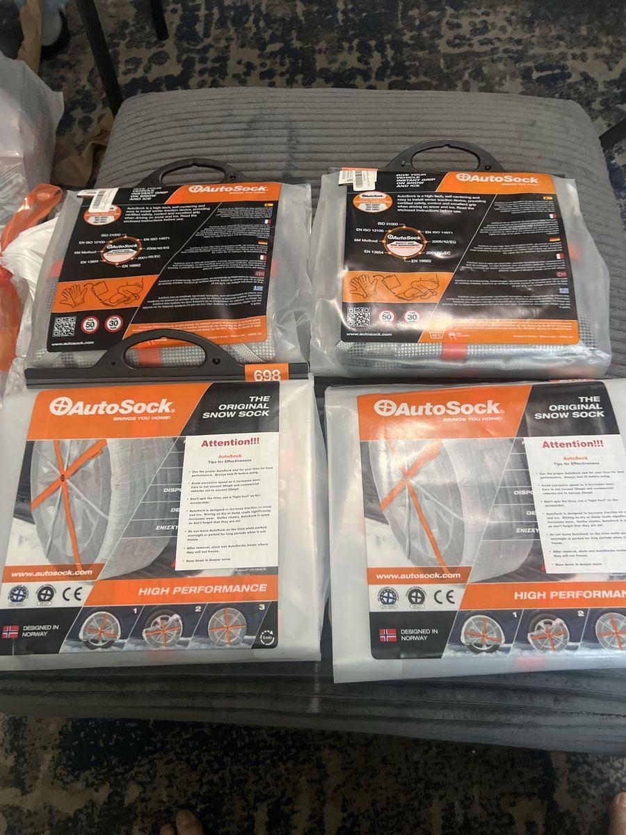 AutoSock The Original Snow Sock High Performance Tire Traction 