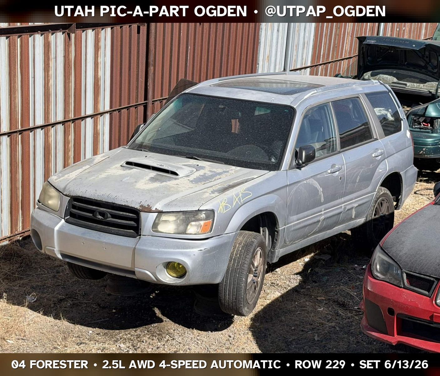 2004 Subaru Forester Parts - UTPAP Ogden