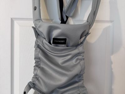 Momcozy Baby Carrier - Grey, Adjustable, Mesh