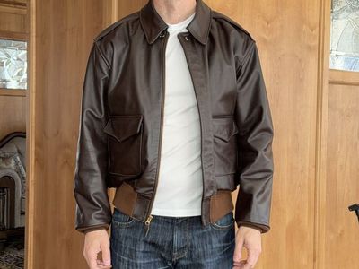 Estate sale - Cockpit USA A-2 genuine leather WWII bomber jacket - Made in USA
